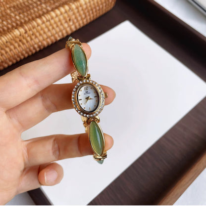 Lina| Pierre vert & Or